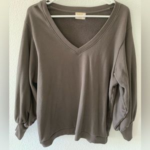 Nation LTD V Neck Sweatshirt